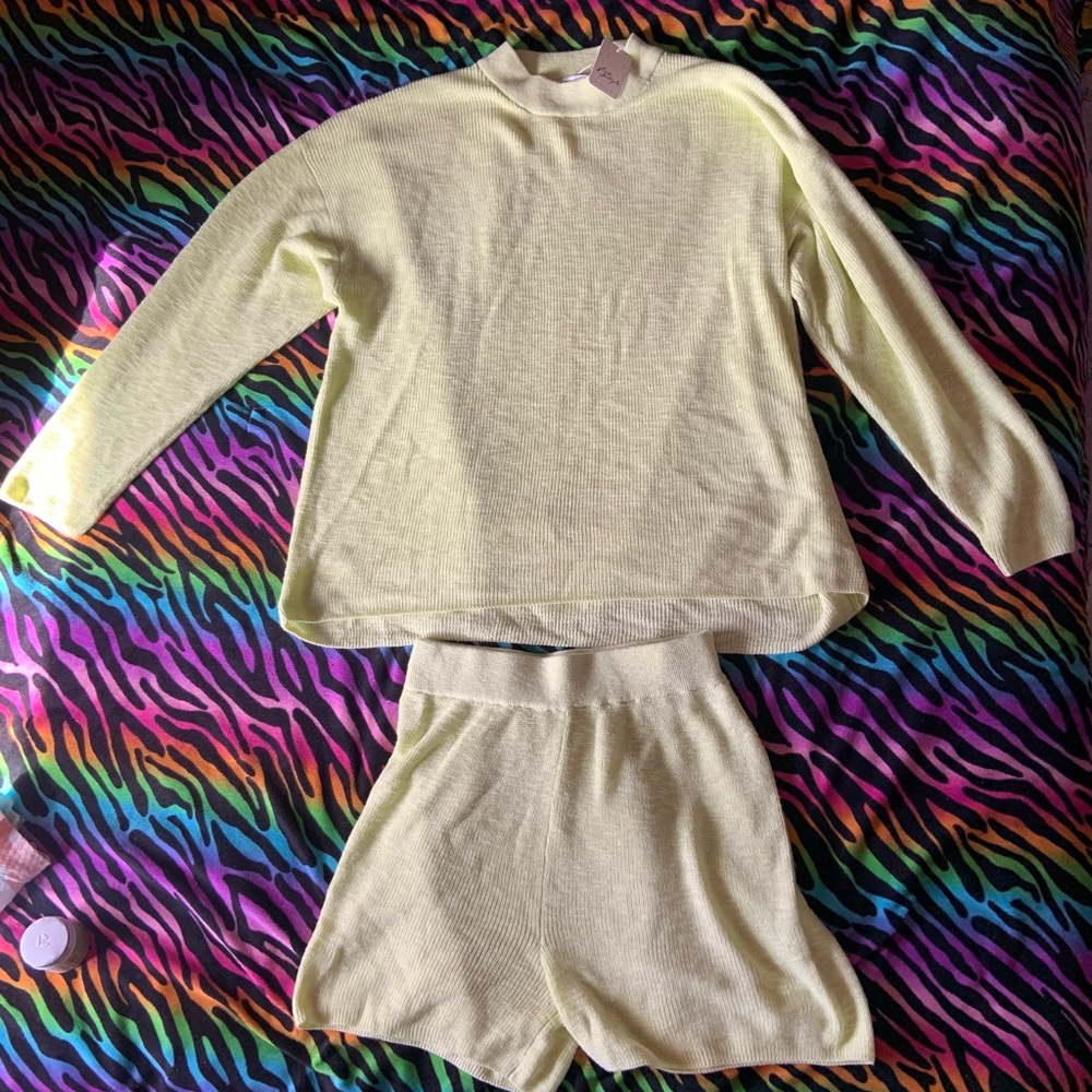 NWT Malibu Solid Surf Set - Lime Glo